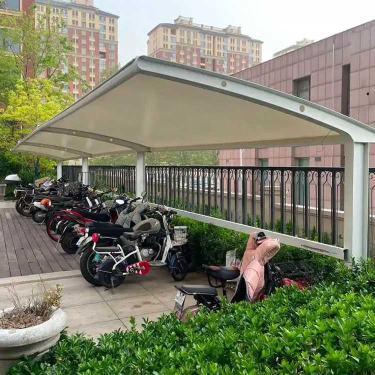 大方县膜结构电动车棚